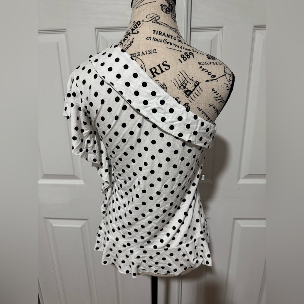 Polka dots blouse large but it fits a medium $5 final